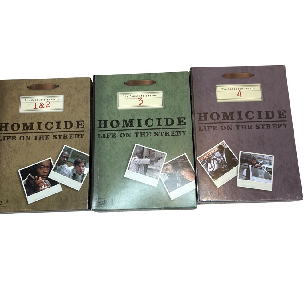 Homicide Life On The Street Seasons 1 2 3 4 DVD Lot Season 4 Sealed